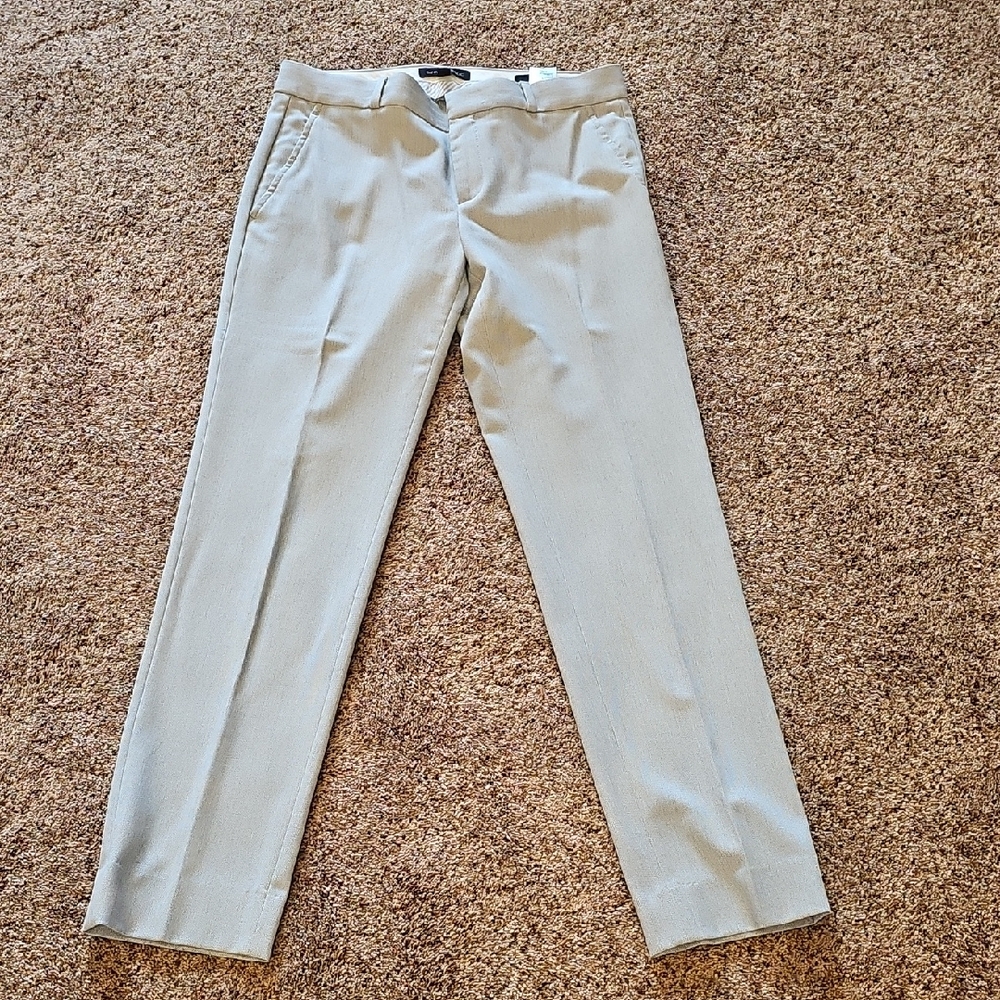 Banana Republic Straight Leg Dress Pants - Light Gray